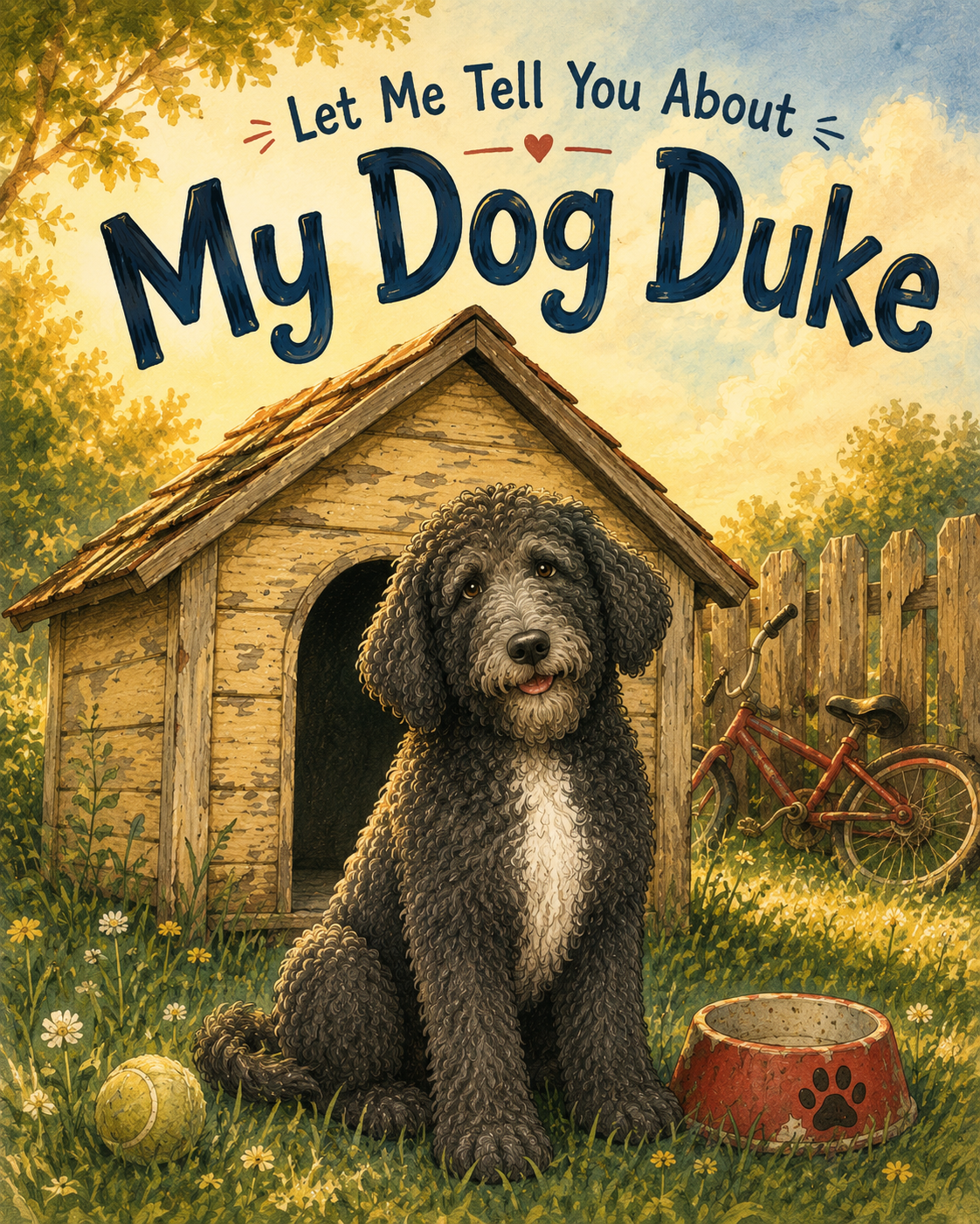Let Me Tell You About My Dog Duke book cover